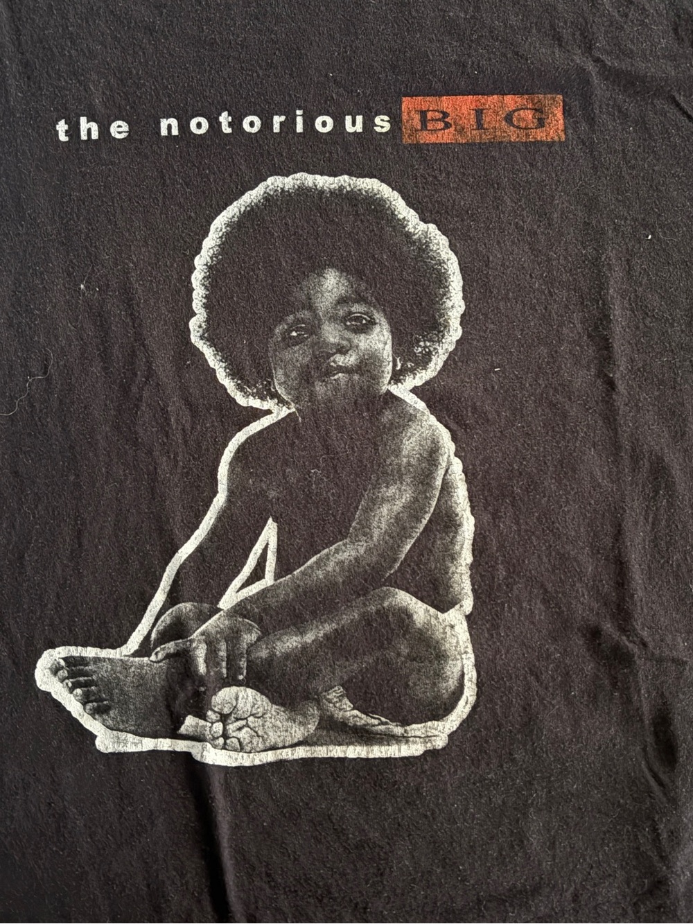 The Notorious B.I.G. Baby Graphic Tee - Black